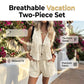 📢📢40% OFF !! ⏰Women's Summer Tie-Front Vest and Shorts Set