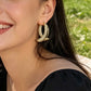 📢📢40% OFF !! ⏰Women’s Elegant Twisted Gold Hoop Earrings