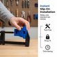 📢📢40% OFF !! ⏰Corner Clamp Adapter for Quick-Grip Bar Clamps