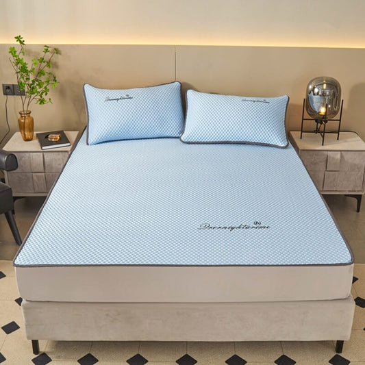 📢📢40% OFF !! ⏰Ice Silk Cool Mattress Fitted Sheet 2-pcs Sets