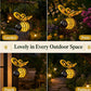 📢📢40% OFF !! ⏰🐝 Solar Powered Hanging Bee Garden Light