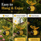 📢📢40% OFF !! ⏰🐝 Solar Powered Hanging Bee Garden Light