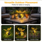 📢📢40% OFF !! ⏰🐝 Solar Powered Hanging Bee Garden Light