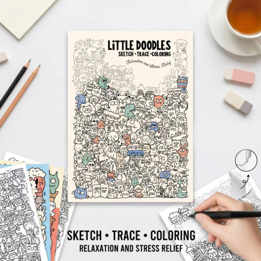 📢📢40% OFF !! ⏰Creative Doodle Art Coloring Book