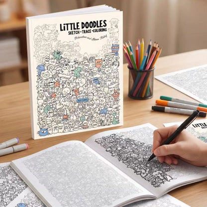 📢📢40% OFF !! ⏰Creative Doodle Art Coloring Book