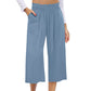 📢📢40% OFF !! ⏰Women's High-Waist Smocked Wide-Leg Pants