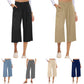 📢📢40% OFF !! ⏰Women's High-Waist Smocked Wide-Leg Pants