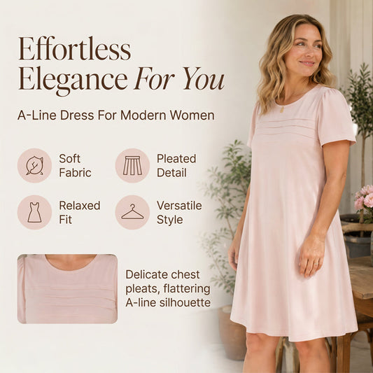 📢📢40% OFF !! ⏰Women's Casual A-Line Dress👗