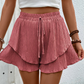 📢📢40% OFF !! ⏰Women’s Ruffle Layered Flowy Shorts