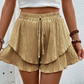 📢📢40% OFF !! ⏰Women’s Ruffle Layered Flowy Shorts