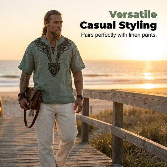 📢📢40% OFF !! ⏰Men's Vintage Short-Sleeve Shirt