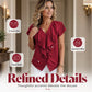 Elegant Ruffle V-Neck Blouse