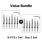 Self-Centering Hinge Drill Bit Set
