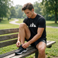 Men's Short Sleeve T-Shirt & Drawstring Shorts Set