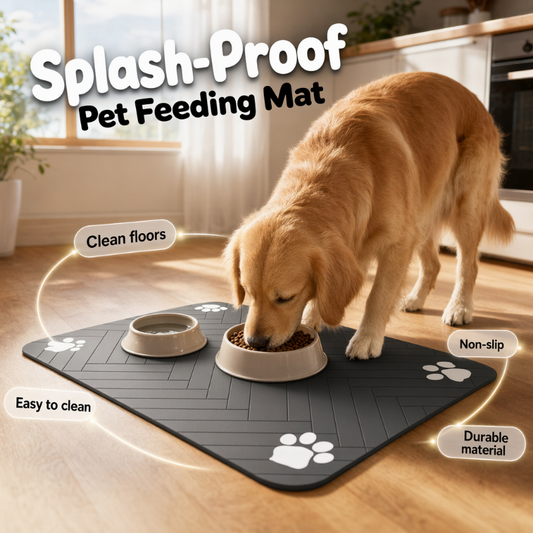 📢📢40% OFF !! ⏰Easy-Clean Pet Feeding Mat
