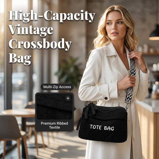 📢📢50% OFF !! ⏰Women's Vintage Large-Capacity Crossbody Bag
