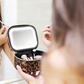 📢📢40% OFF !! ⏰Travel Makeup Case with LED Lighted Mirror