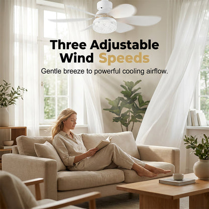 📢📢40% OFF !! ⏰2-in-1 Cooling LED Ceiling Fan