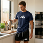 📢📢50% OFF !! ⏰Men's Short Sleeve T-Shirt & Drawstring Shorts Set