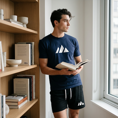 📢📢50% OFF !! ⏰Men's Short Sleeve T-Shirt & Drawstring Shorts Set