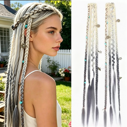 📢📢40% OFF !! ⏰Maillard Style Pre-Braided Hair Extensions