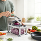 📢📢40% OFF !! ⏰Multifunctional 9-Blade Food Chopper with Storage Container