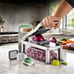 📢📢40% OFF !! ⏰Multifunctional 9-Blade Food Chopper with Storage Container