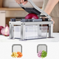 📢📢40% OFF !! ⏰Multifunctional 9-Blade Food Chopper with Storage Container