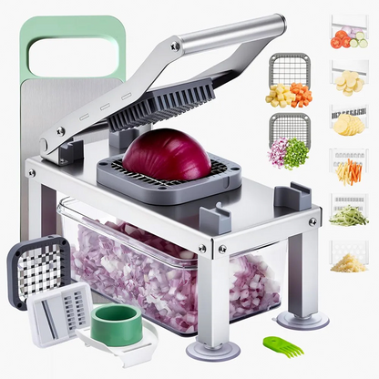 📢📢40% OFF !! ⏰Multifunctional 9-Blade Food Chopper with Storage Container