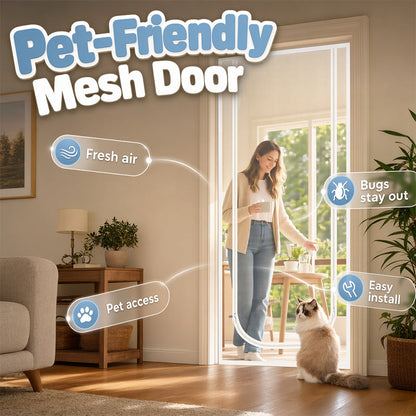 📢📢50% OFF !! ⏰Pet-Friendly Mesh Screen Door