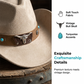 📢📢40% OFF !! ⏰Unisex Suede Cowboy Hat with Vintage Bull Band and Wind Rope