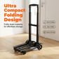 📢📢50% OFF !! ⏰Foldable Utility Cart with Telescopic Handle and Smooth Wheels