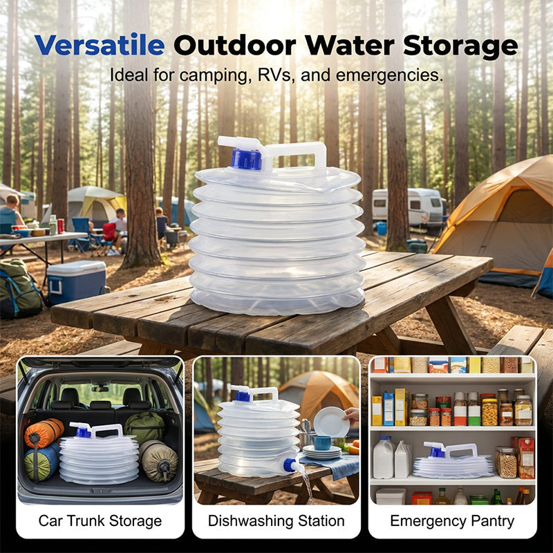 Versatile outdoor water storage scenarios
