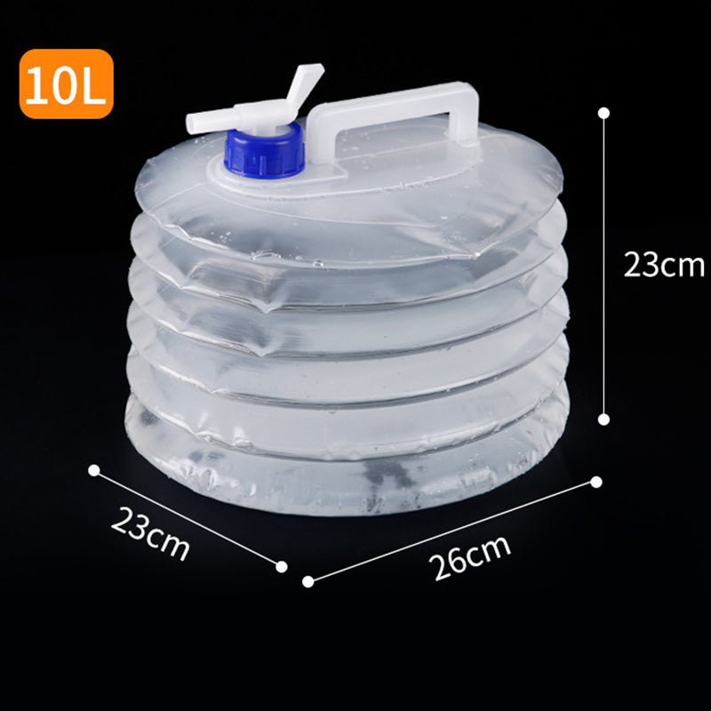 10 liter collapsible water container dimensions
