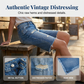 📢📢40% OFF !! ⏰Women's Casual Distressed Denim Bermuda Shorts👖