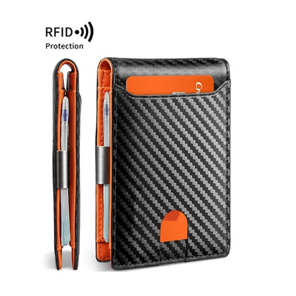 📢📢40% OFF !! ⏰Minimalist Men's Card Holder Wallet with RFID Blocking