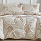 📢📢40% OFF  & FREE SHIPPING !! ⏰Elegant Pinch Pleat Duvet Cover Set
