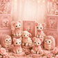 📢📢40% OFF !! ⏰Pink Enchanted Forest DIY Felt Patchwork Kit