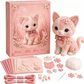 📢📢40% OFF !! ⏰Pink Enchanted Forest DIY Felt Patchwork Kit