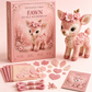 📢📢40% OFF !! ⏰Pink Enchanted Forest DIY Felt Patchwork Kit