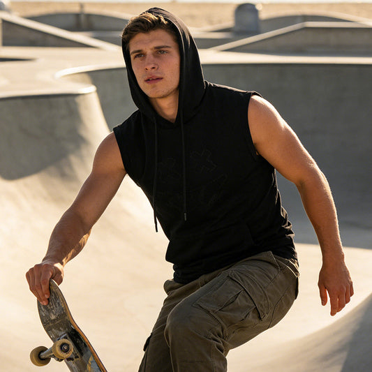 📢📢40% OFF !! ⏰Men's Casual Sleeveless Hoodie Vest