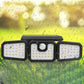 📢📢40% OFF !! ⏰Solar 3-Heads Wall Light With Sensor Lighting Function