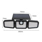 📢📢40% OFF !! ⏰Solar 3-Heads Wall Light With Sensor Lighting Function