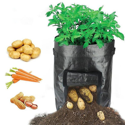 📢📢50% OFF !! ⏰18/26/38L Large Capacity Potato Grow Planter PE Container Bag Pouch Tomato Vegetables Garden Outdoor