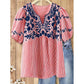 🌸 50% OFF NOW! 🌸Embroidered Breezy Blouse