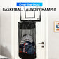 🥳2026 BESTSELLER🏀 Basketball Laundry Hamper – Creative Hoop Design, Large Mesh Bag – Acrylic or Wood Backboard – Adhesive & Alloy Hooks – Easy Assembly! 🛡️💨