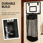 🥳2026 BESTSELLER🏀 Basketball Laundry Hamper – Creative Hoop Design, Large Mesh Bag – Acrylic or Wood Backboard – Adhesive & Alloy Hooks – Easy Assembly! 🛡️💨