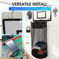 🥳2026 BESTSELLER🏀 Basketball Laundry Hamper – Creative Hoop Design, Large Mesh Bag – Acrylic or Wood Backboard – Adhesive & Alloy Hooks – Easy Assembly! 🛡️💨