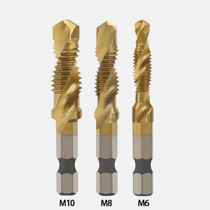 📢📢40% OFF !! ⏰Hex Shank Combination Drill and Tap Bit Set