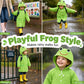 📢📢40% OFF !! ⏰Waterproof Kids Rain Poncho with Hood